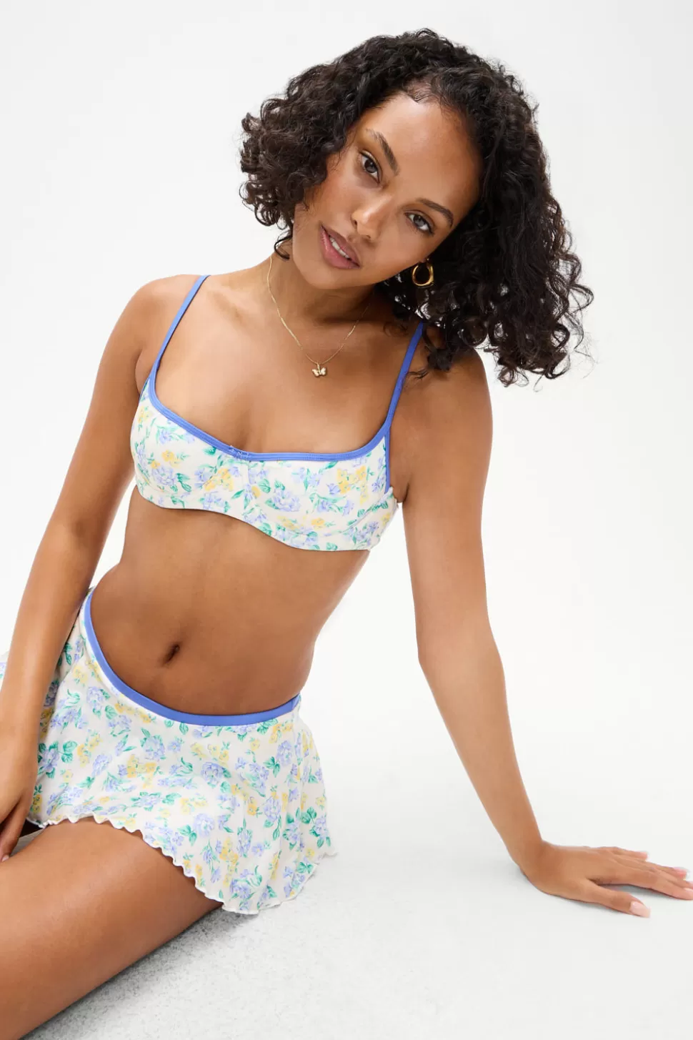 Frankies Bikinis Bikinis | Tops>Cola Shine Underwire Bikini Top Coastal Floral