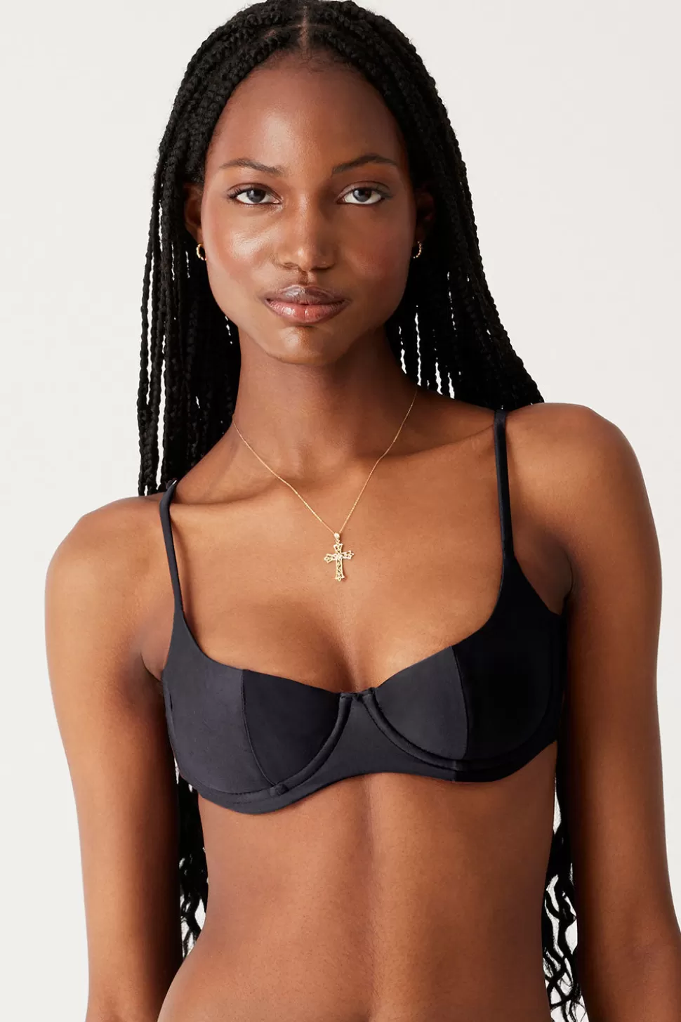 Frankies Bikinis Tops | Bikinis>Cola Underwire Bikini Top Black