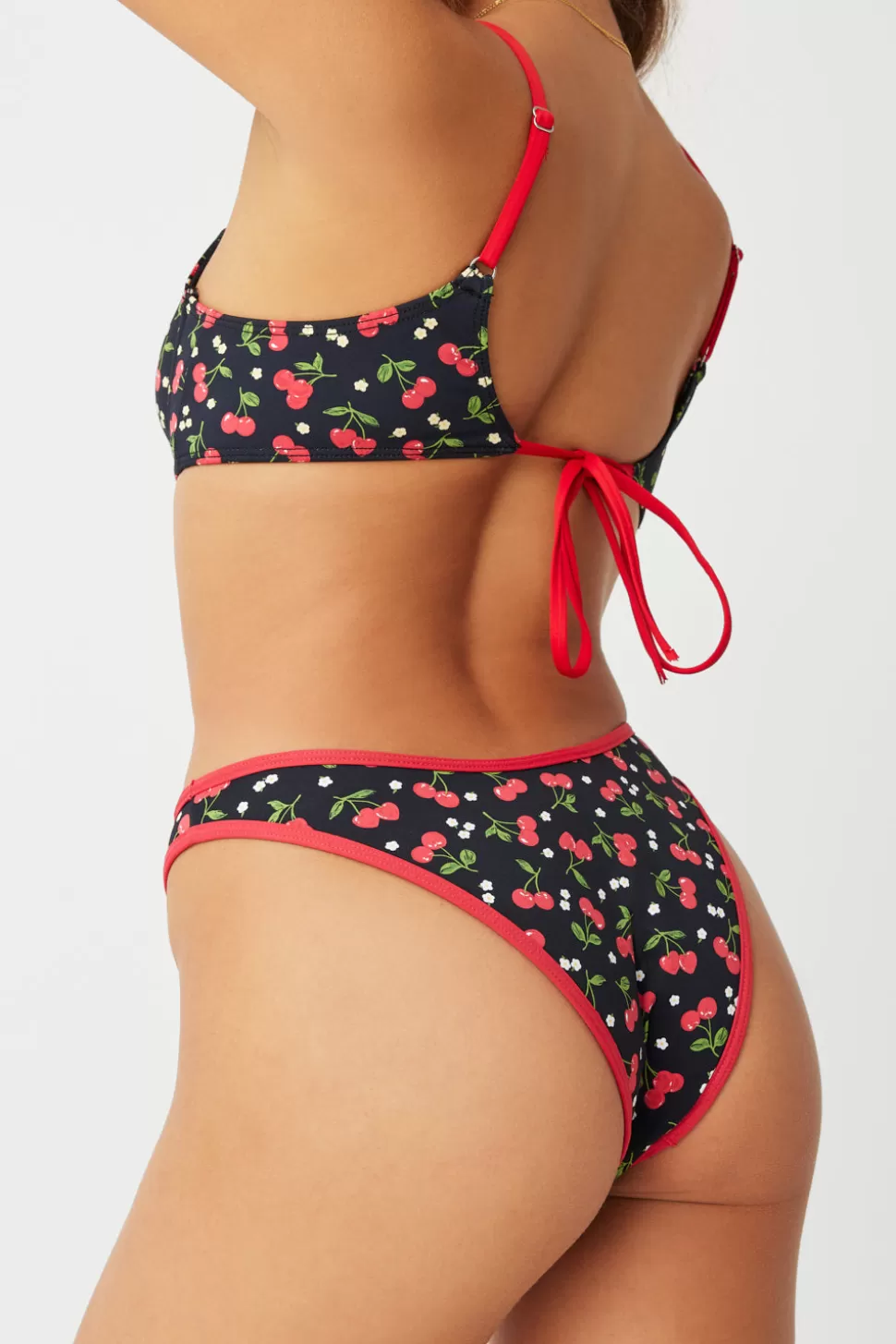 Frankies Bikinis Bottoms | Bikinis>Dove Classic Bikini Bottom Cherry Hearts