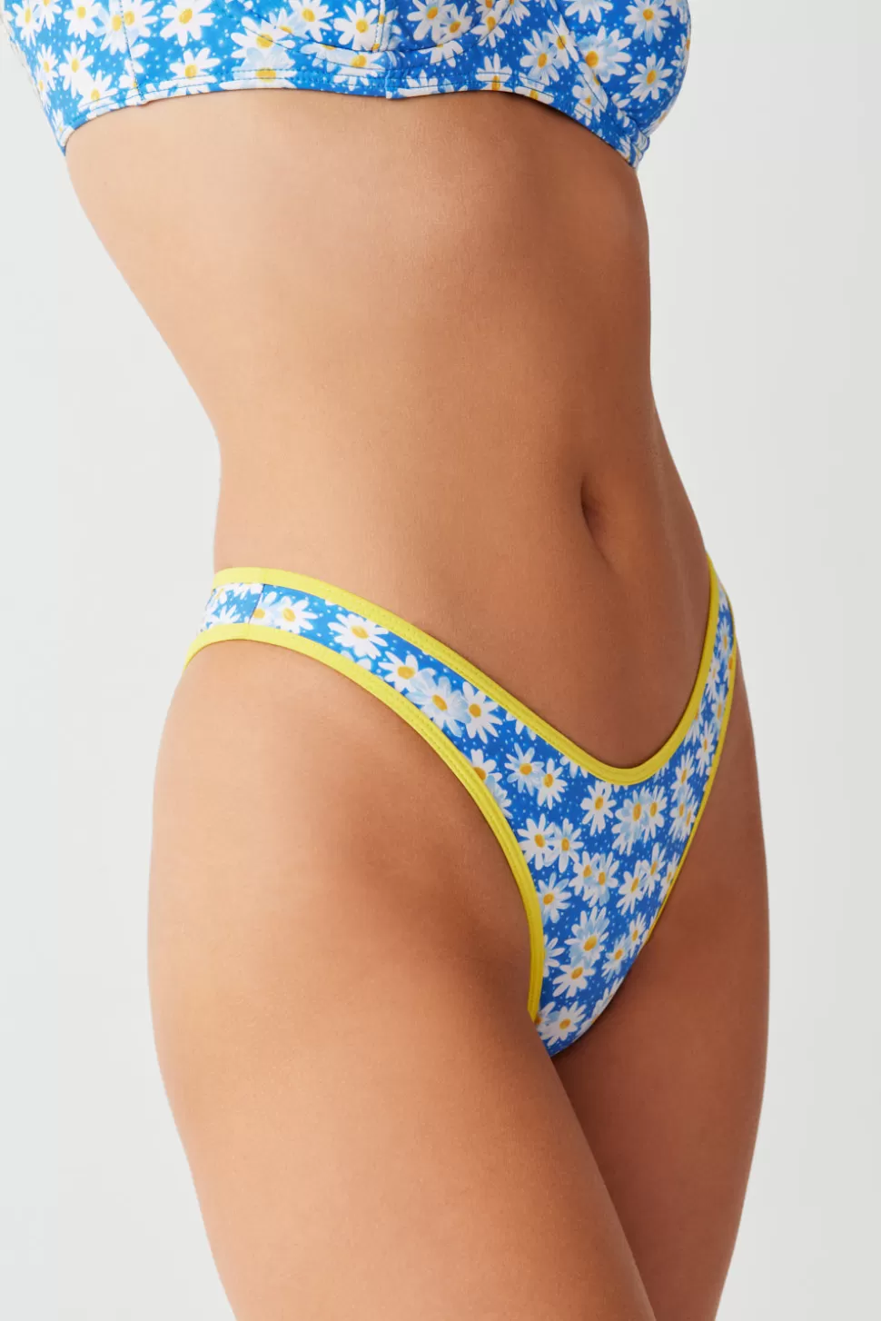 Frankies Bikinis Bottoms | Bikinis>Dove Classic Bikini Bottom Blue Daisy