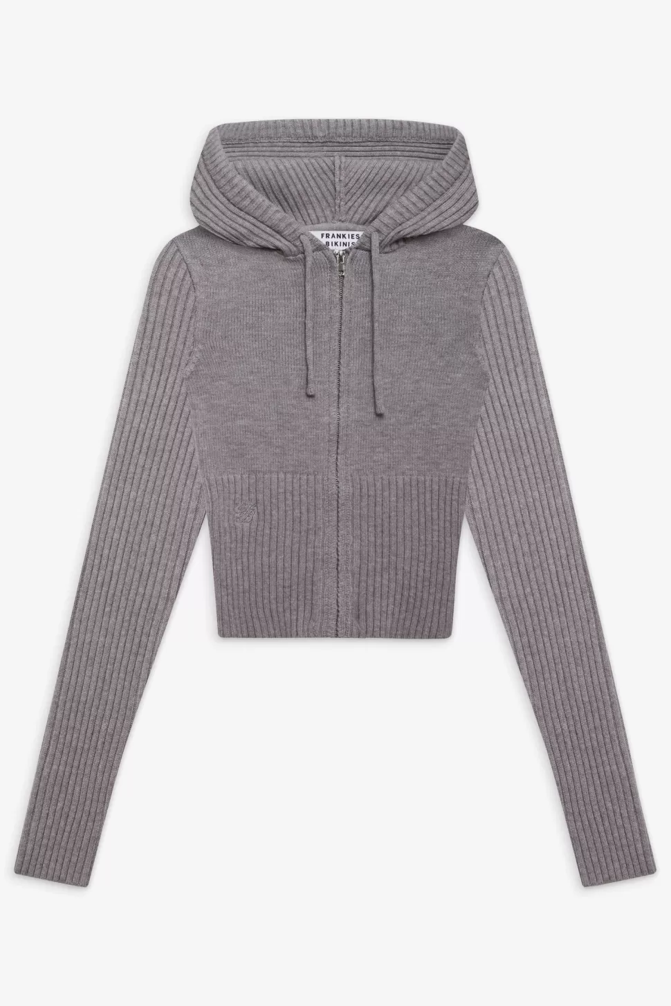 Frankies Bikinis Tops | Cloud Knits>Heritage Zip Up Hoodie Rain Cloud