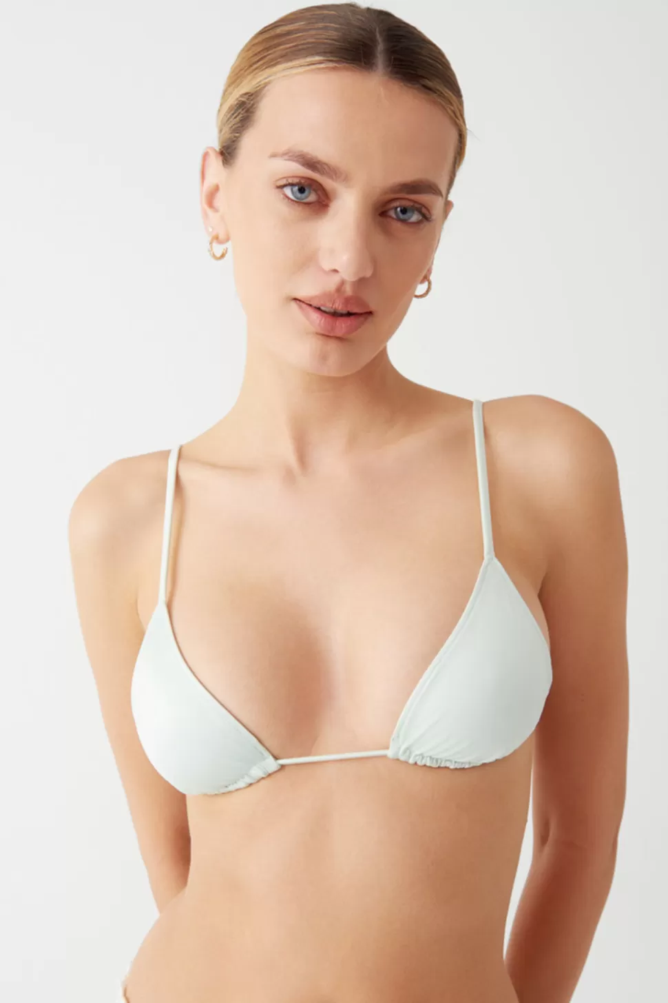 Frankies Bikinis Tops | Bikinis>Lumia Shine Triangle Bikini Top Pistachio