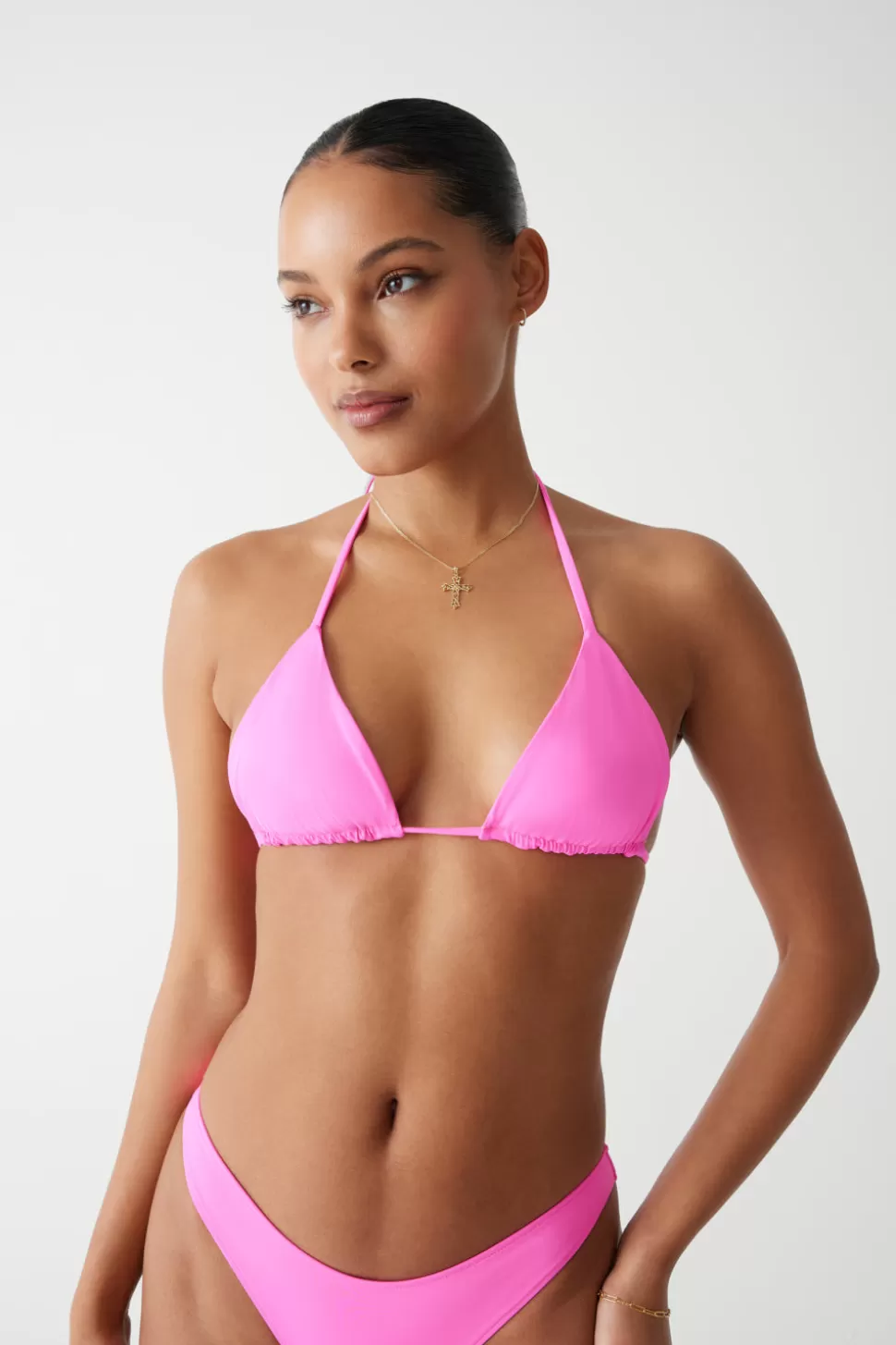 Frankies Bikinis Bikinis | Tops>Nick String Triangle Bikini Top Watermelon