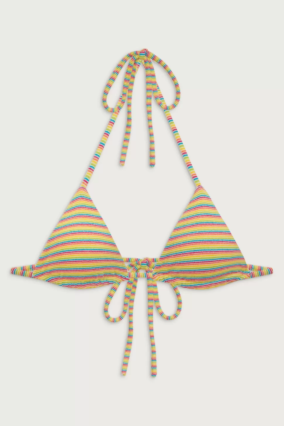 Frankies Bikinis Tops | Bikinis>Nick Terry Triangle Bikini Top Lovers Stripe