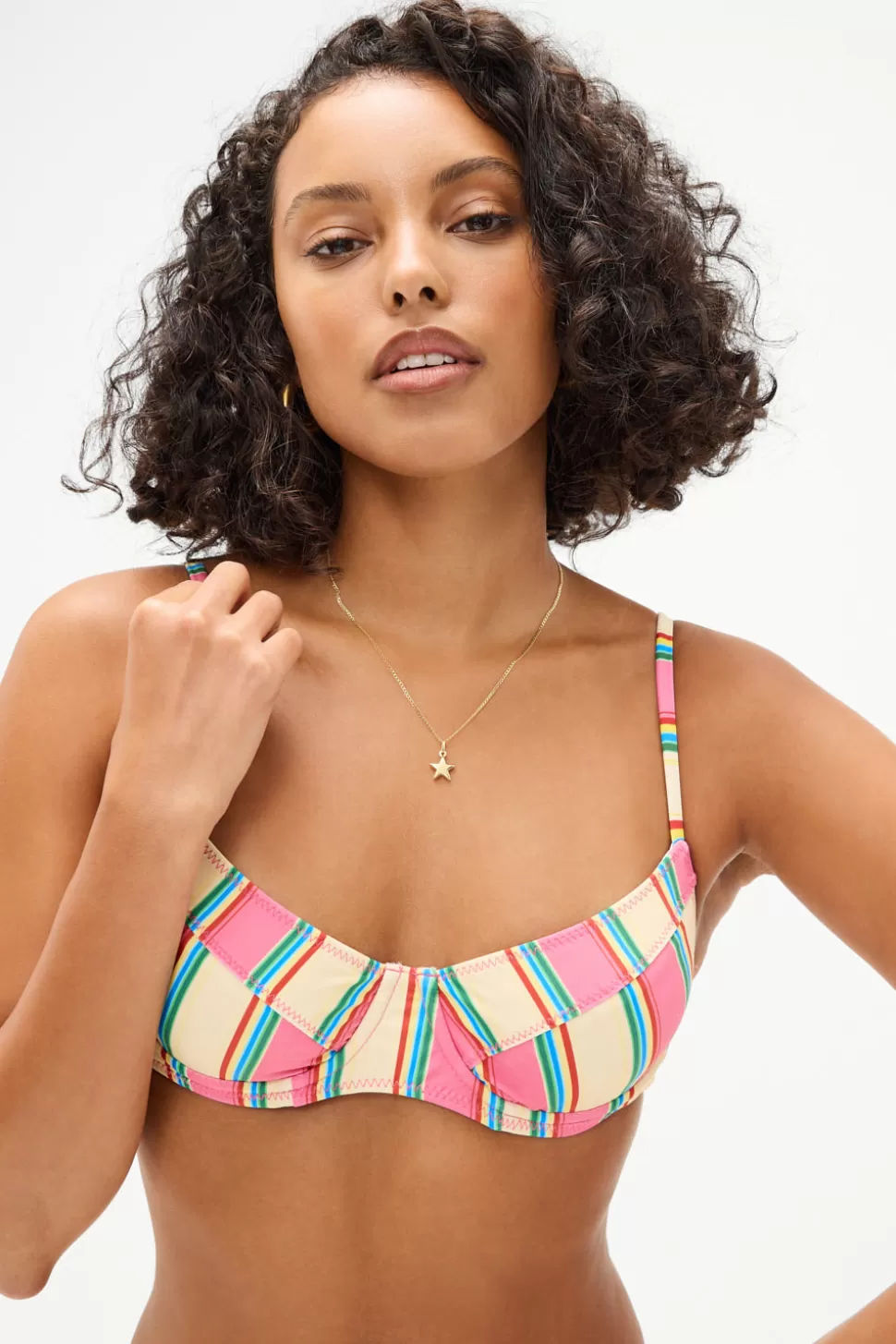 Frankies Bikinis Tops | Bikinis>X DJERF AVENUE Matilda Underwire Bikini Top Mood Ring